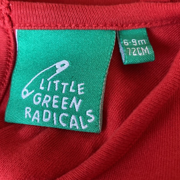 Little Green Radicals Dress with embroidered flowers used but in great condition - Picture 4 of 4